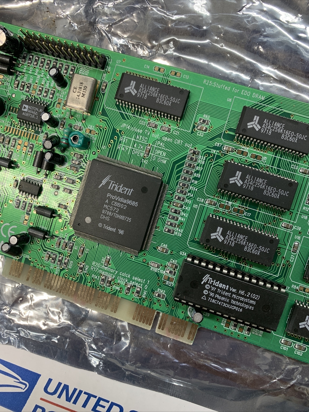 UNION Trident PCI Video Card TD9685 P14
