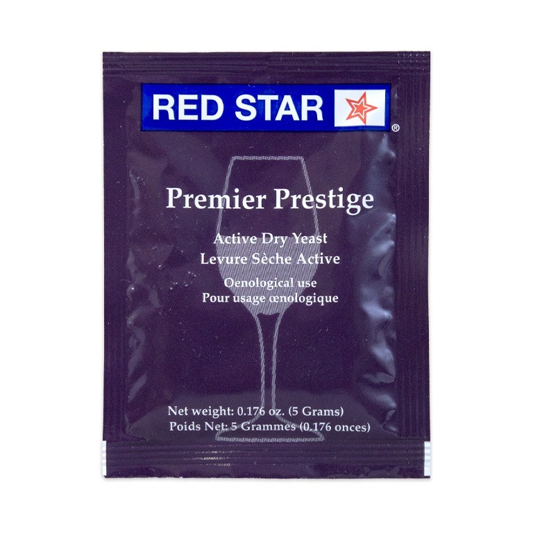 Red Star Premier Prestige Wine Yeast, 5g - 10-Pack