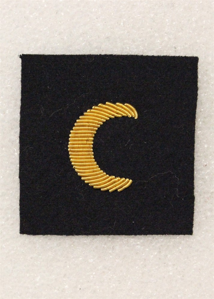 US Naval Sleeve Insignia 1207: Maritime Service, Cook/Steward - single