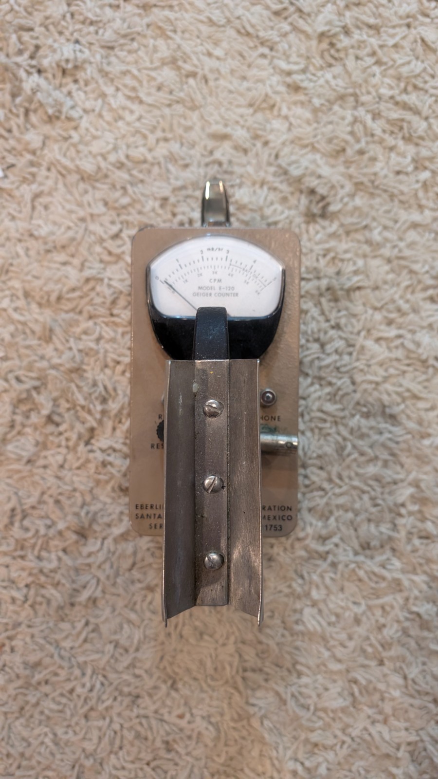 Eberline E-120 GM Survey Meter Tested and Working Guaranteed