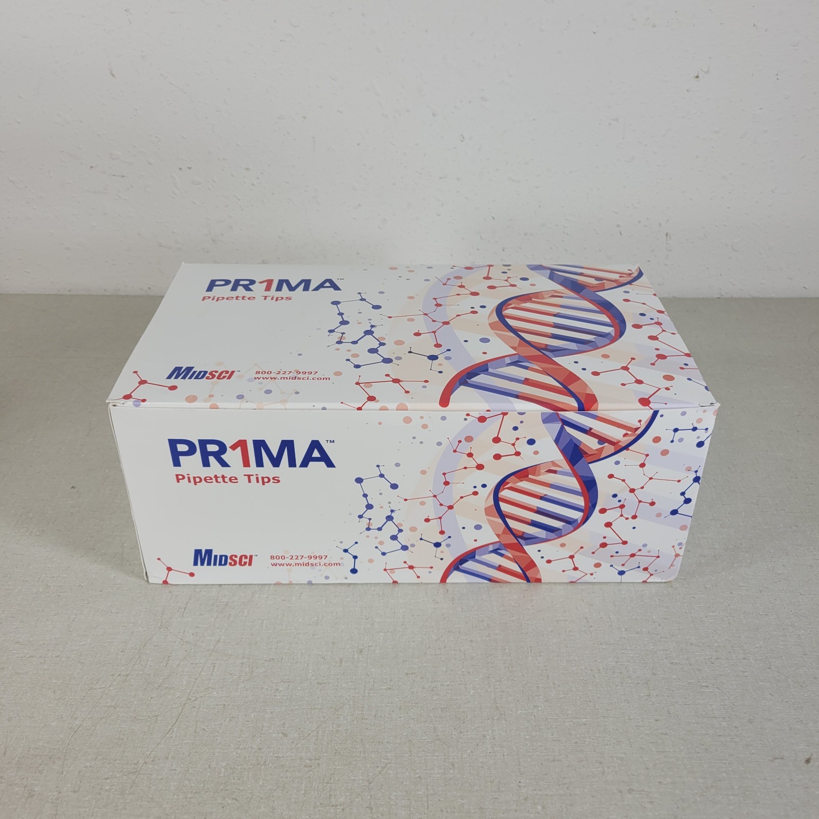 MidSci PR-200RK-S Prima 200ul Pipette Tips Racked Clear Low Retention 10 Racks