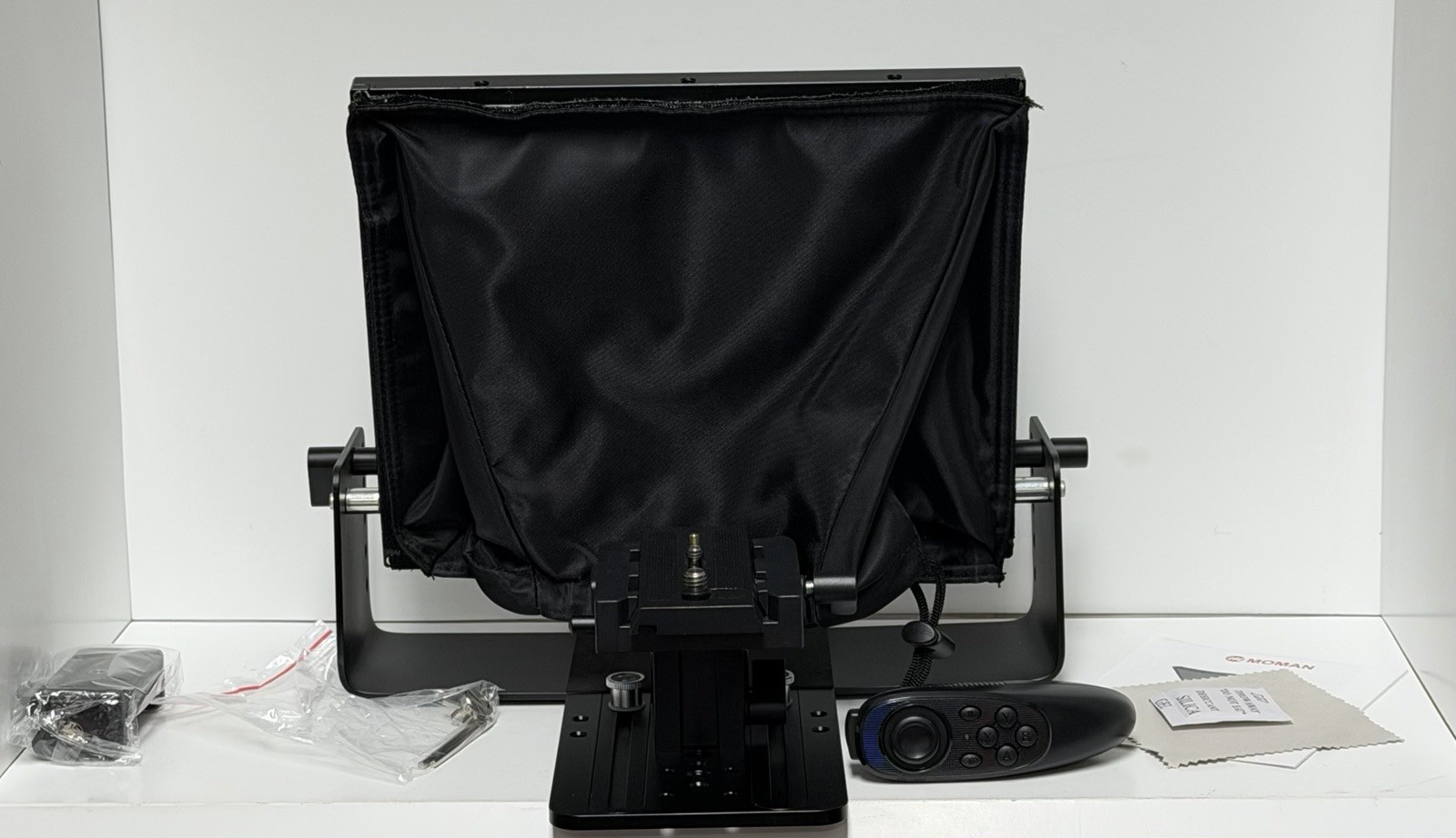 Moman Teleprompter MT12 Metal Prompter Kit 12" for 12.9"  OPEN BOX