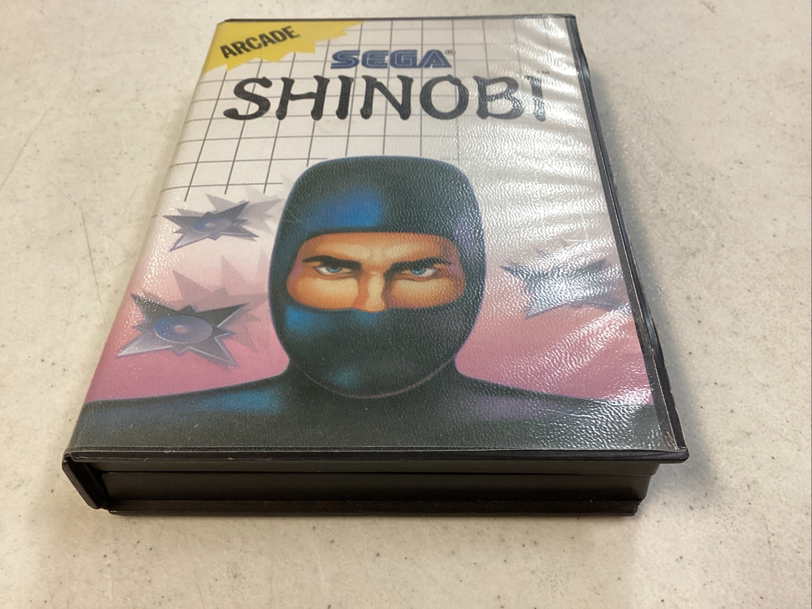 Sega Master System Shinobi 1988 CIB Manual Tested C