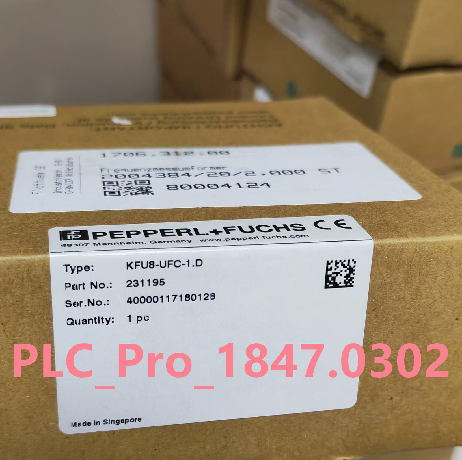 1PCS NEW Pepperl+Fuchs KFU8-UFC-1.D Signal Isolator Safety Barrier Fast delivery