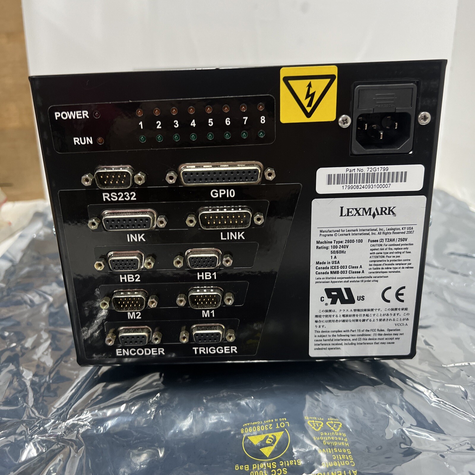LEXMARK 72G1799 POWER UNIT ASSEMBLY