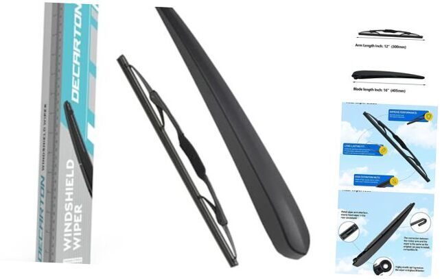 Rear Window Wiper Arm Blade Set Replacement For Chevrolet Equinox 2018-2023,