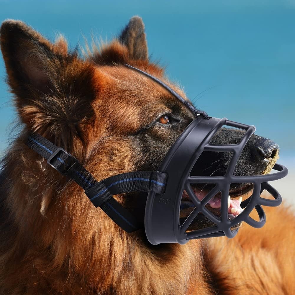 Dog Muzzle Breathable Basket for Small Medium Large Dogs