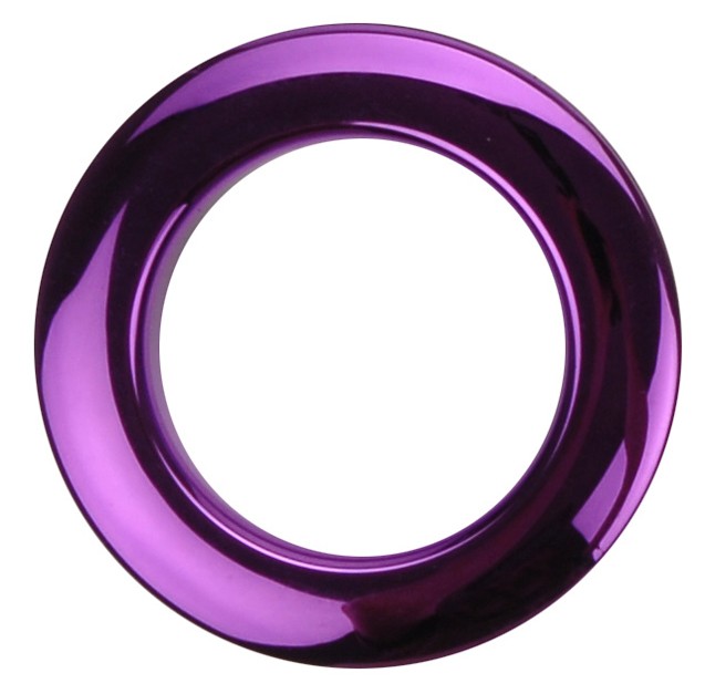 Bass Drum O's - HCP2 - 2" Purple Chrome Drum O's/Tom Ports (2 Pack)