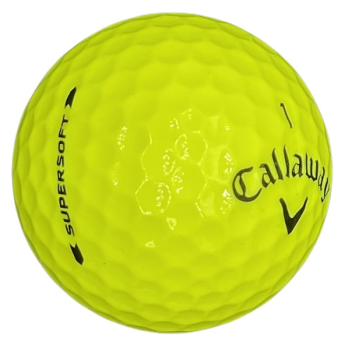 Callaway Supersoft Yellow Mint AAAAA 36 Used Golf Balls 5A