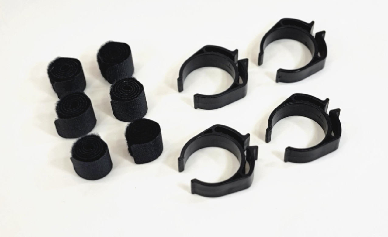 1.5" Rack Cable Clips and Wraps For Electronic Drums - Fits Alesis Roland Yamaha