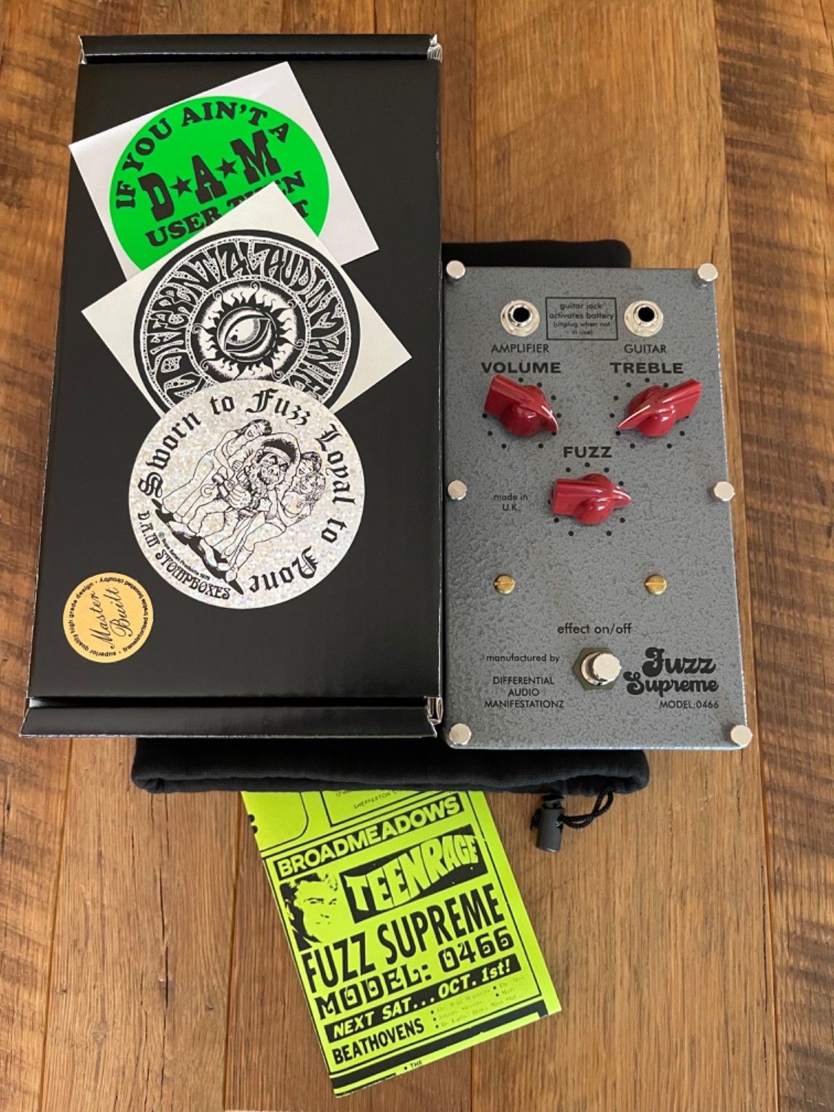 DAM FUZZ SUPREME MODEL: 04666 Fuzz Pedal