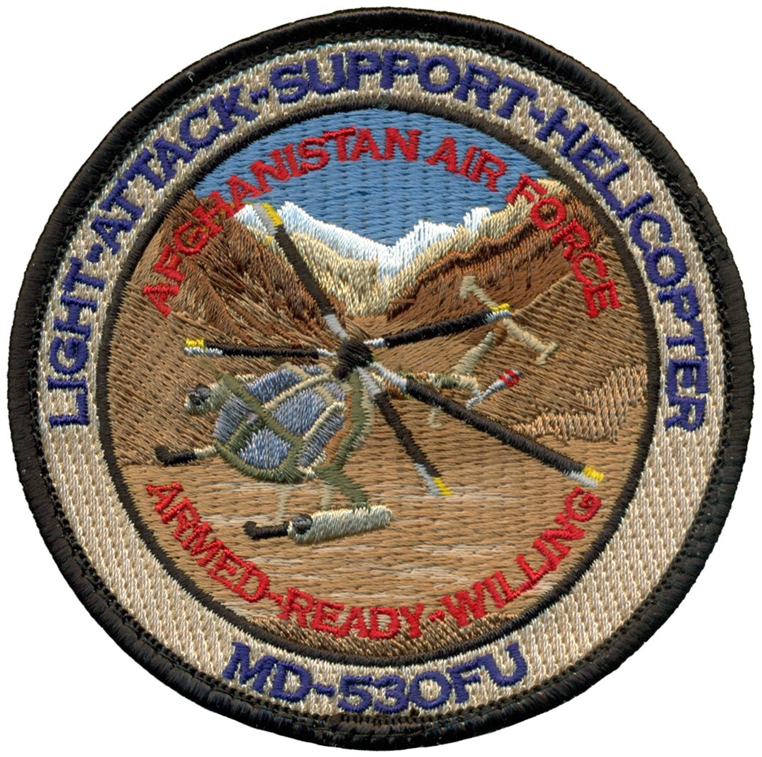 USAF 801st AIR EXPEDITIONARY ADVISORY SQUADRON (HELICOPTOR) MD-530FU PATCH