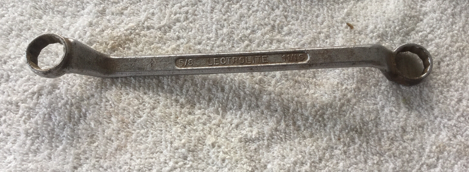 Vintage Lectrolite True Fit Wrench  5/8 & 11/16