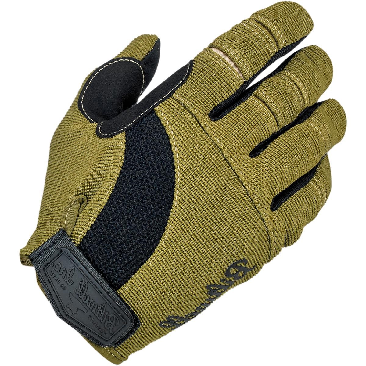 Biltwell Inc. 1501-0309-004 Moto Gloves Lg Green