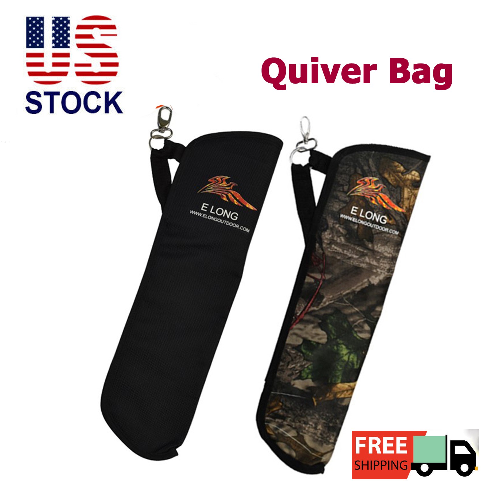 1X Quiver Bag Arrow Holder Easy Carry for Archery Hunting Shootng Outdoor Sport