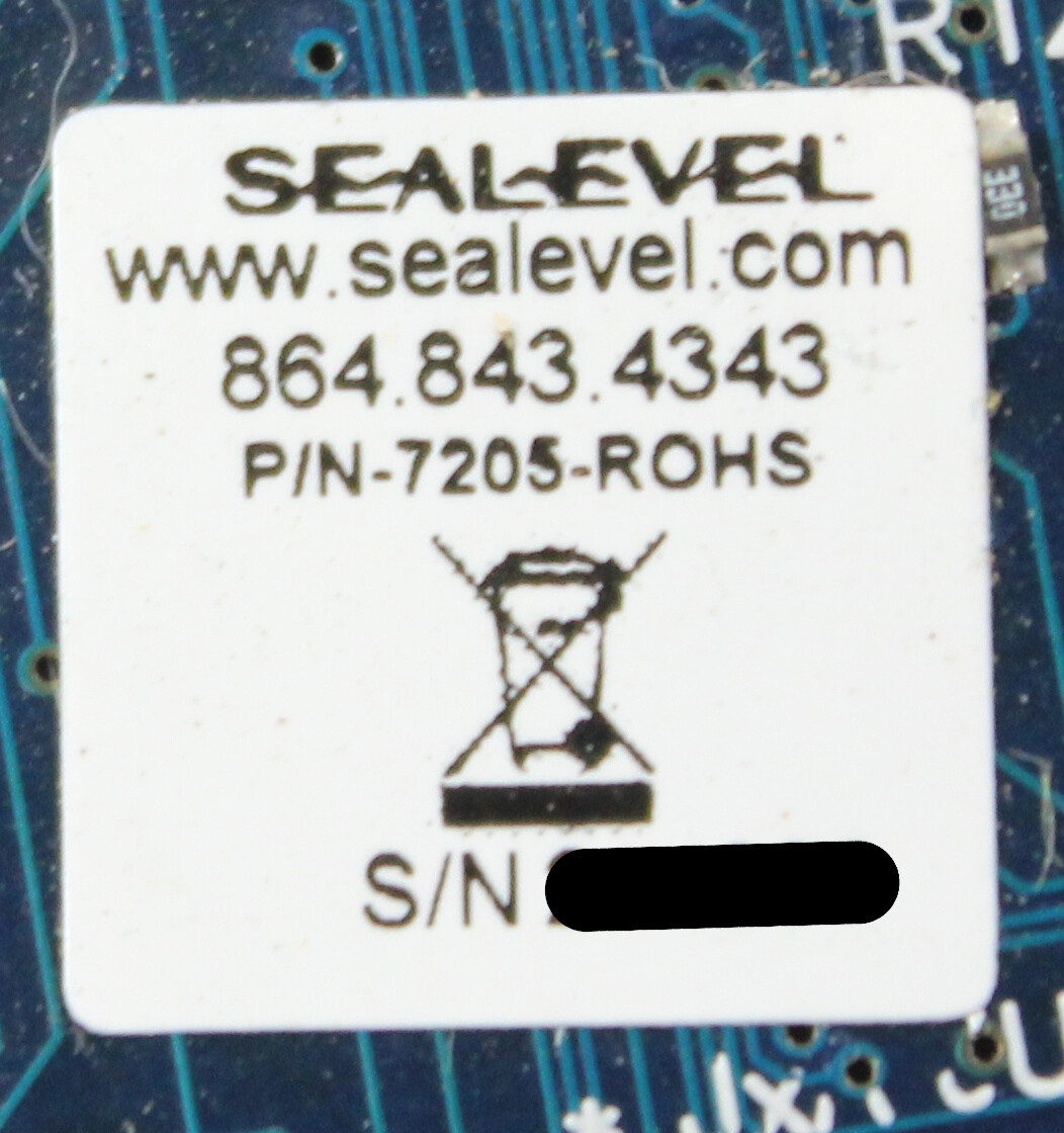 Sealevel 7205-ROHS Controller
