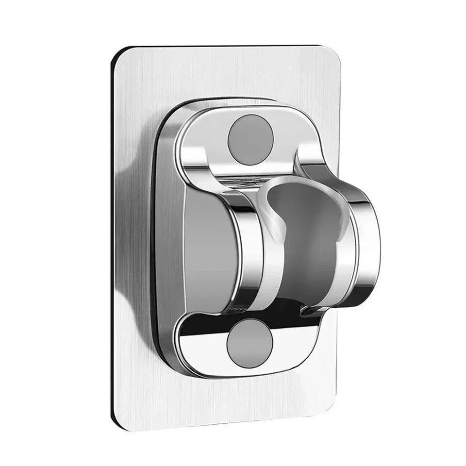 Self Adhesive Shower Head Holder Adjustable Wall Mount Handheld Shower Bracket