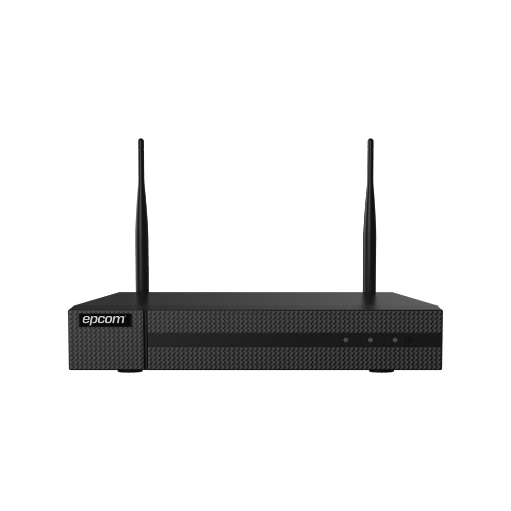 Epcom 4MP WiFi NVR 4CH H.265+ P2P Dual Antenna HDD Slot XR24AW