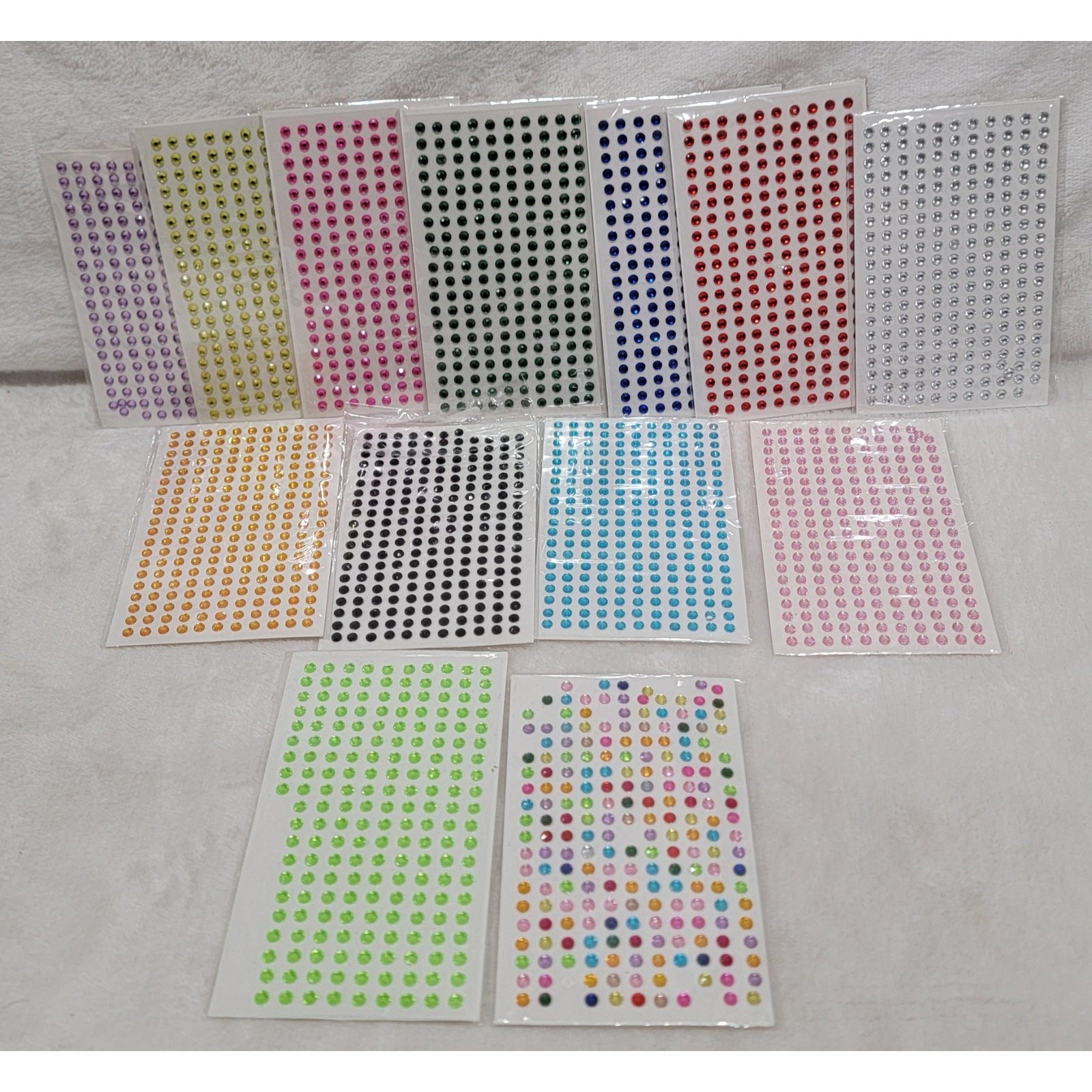Adhesive Rhinestones 13 pack Crafters BUNDLE