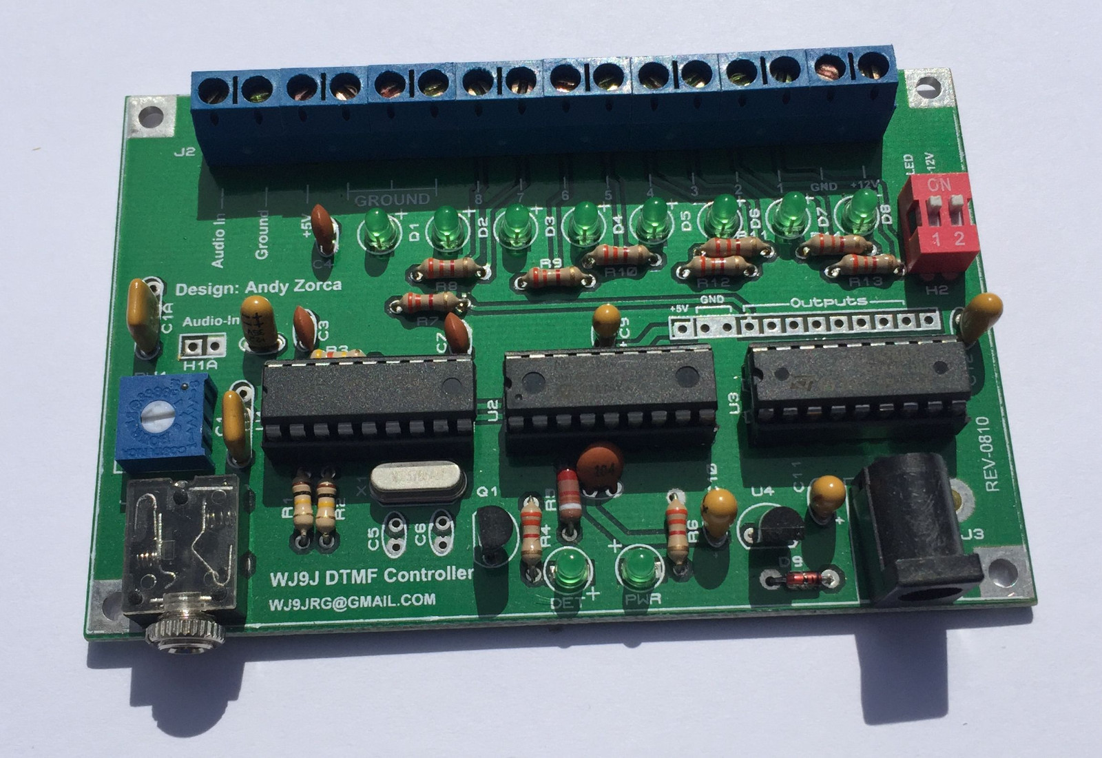 Repeater Controller Accessory automation Controller 8 Outputs Relay driver DTMF