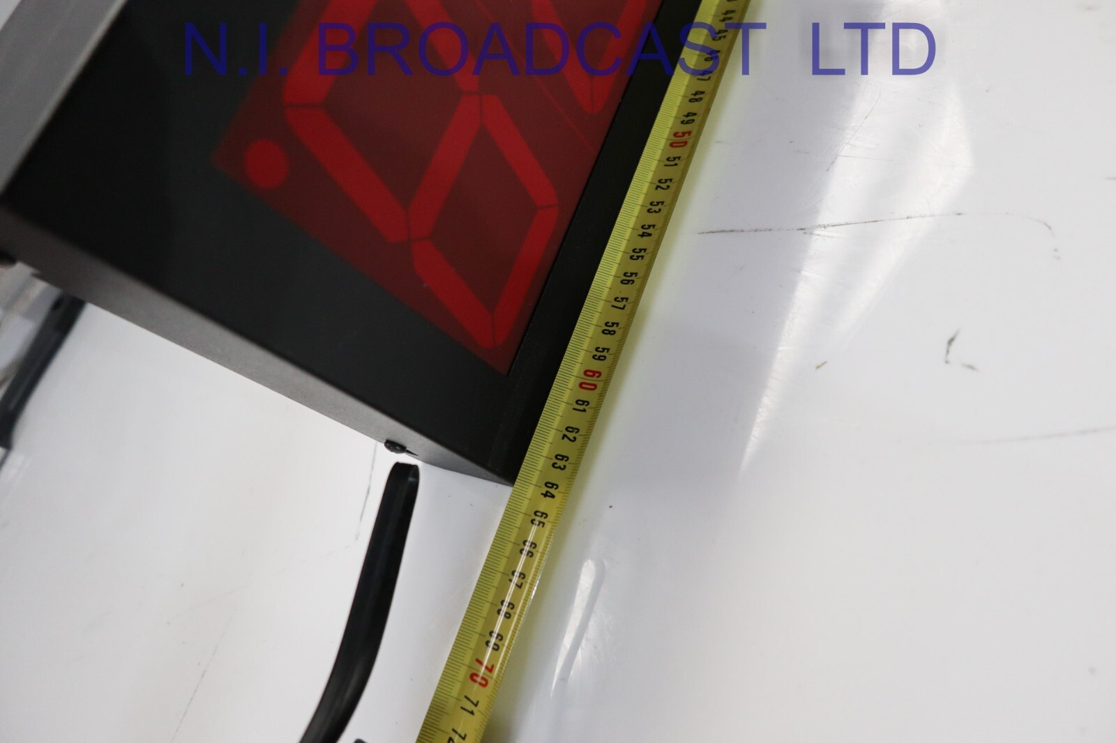 Valcom vip-d640a IP 4" 6 digital clock  (64cm wide)