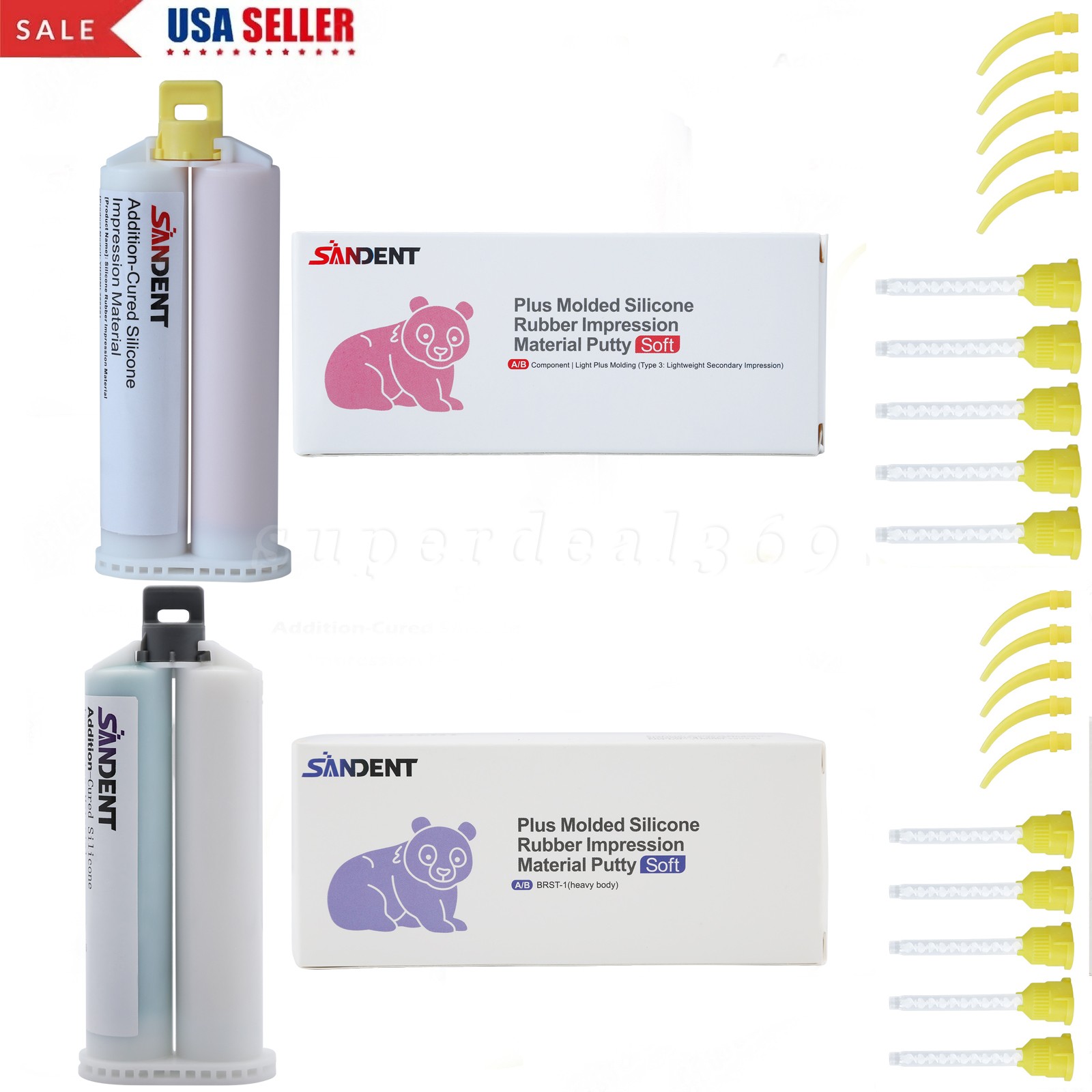 Dental Impression Material, VPS Heavy & Light Body, Fast & Regular (Choose Qtys)