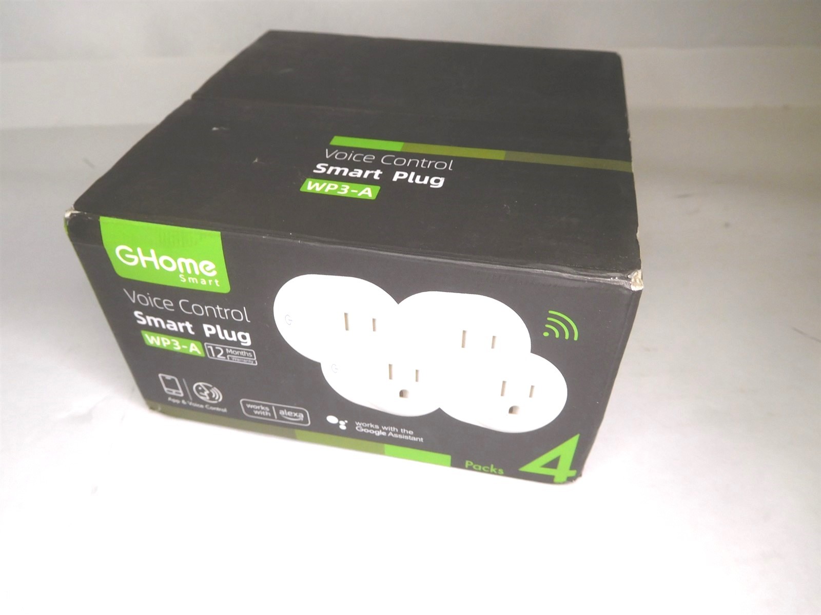 4-Pack GHOME Voice Control WiFi Smart Plug WP3-A (032426)