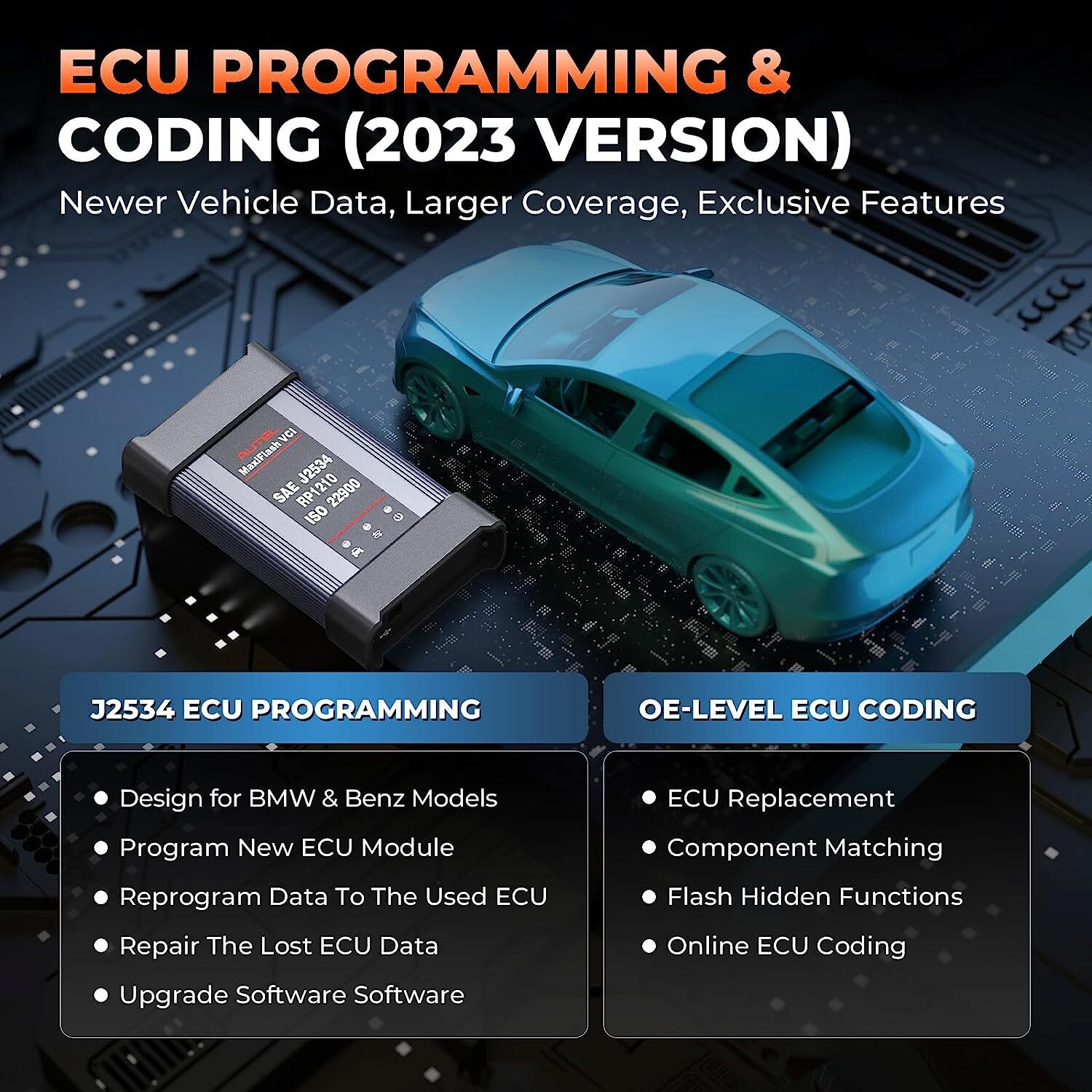 2024 Autel MaxiSys Elite II PRO as MS919 Diagnostic Scan Programming Key Coding