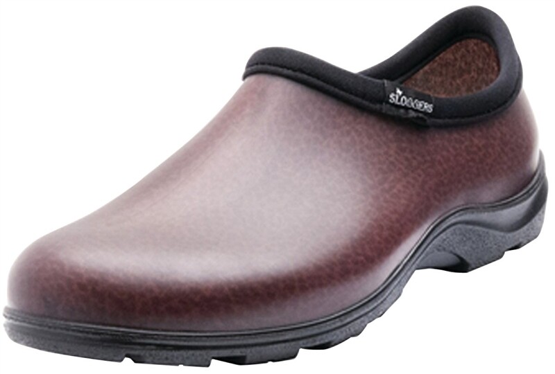 NEW Slogger Comfort GARDEN Rain Shoe SIZE 10 MENS BROWN 100% WATERPROOF 4273280
