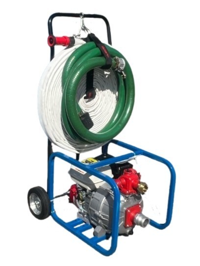High Performance Pool Fire Pump Cart Home Firefighting System Wildfire Defender
