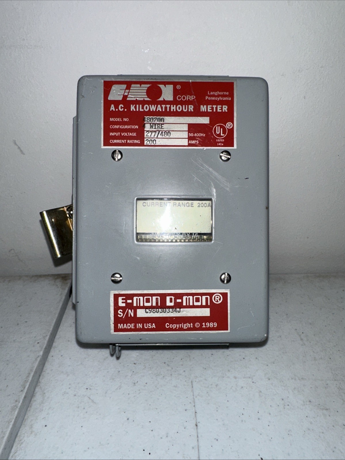 E-Mon D-Mon 480200 Kilowatthour Meter