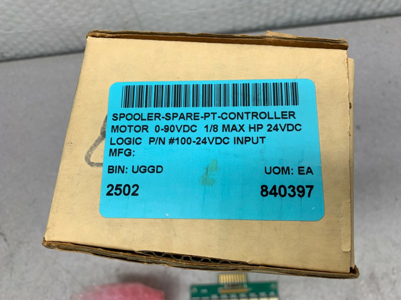 NEW IN BOX POWER UPS CORP. DC MOTOR CONTROL BOARD 100-24VDC