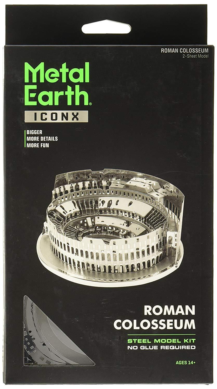 Fascinations ICONX Roman Colosseum Ruins 3D Laser Cut Metal Model Kit ICX025
