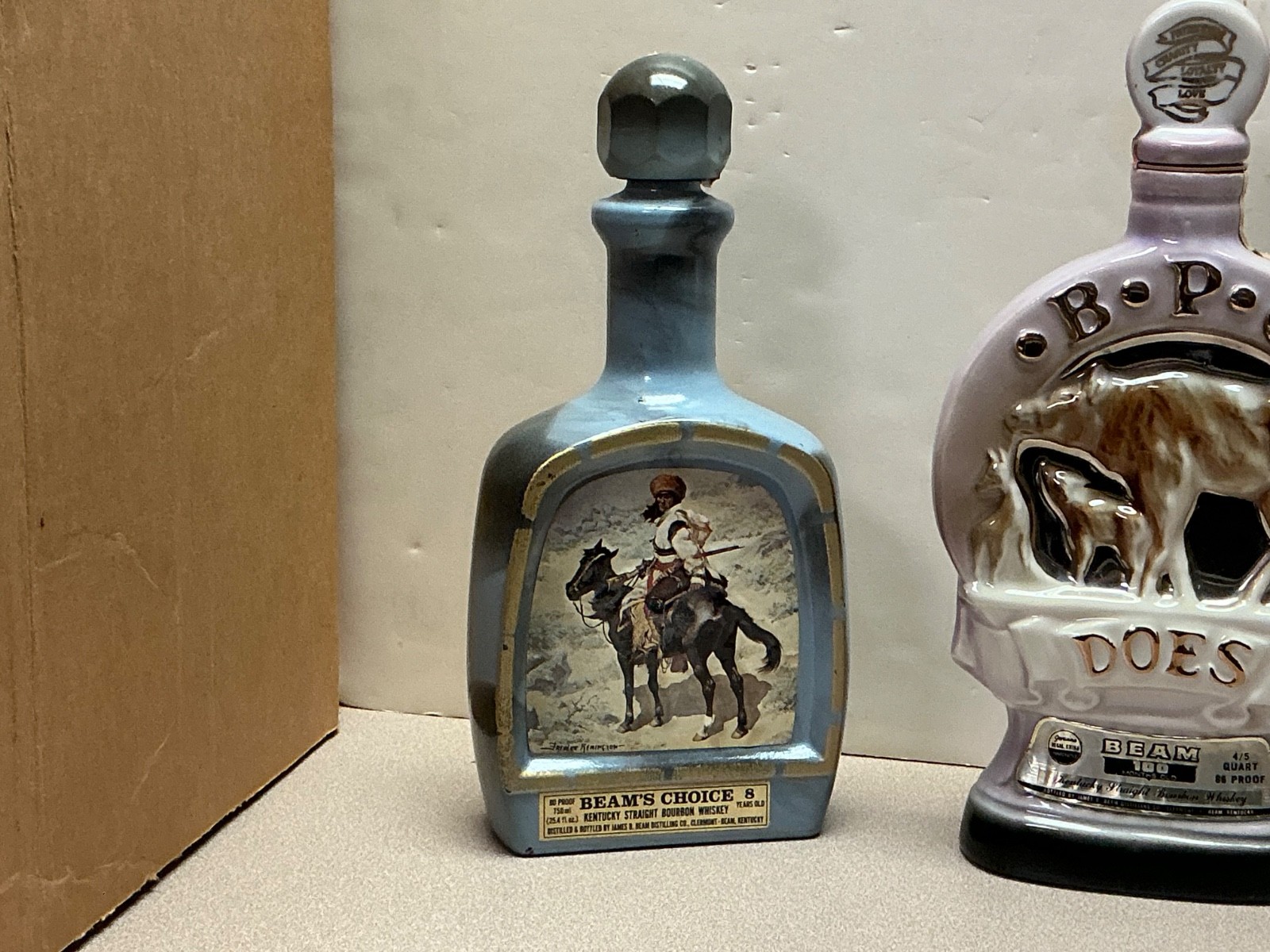 THREE - Vintage Jim Beam Decanters - Empty