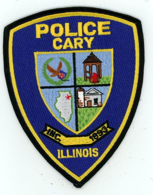ILLINOIS IL CARY POLICE NICE SHOULDER PATCH SHERIFF