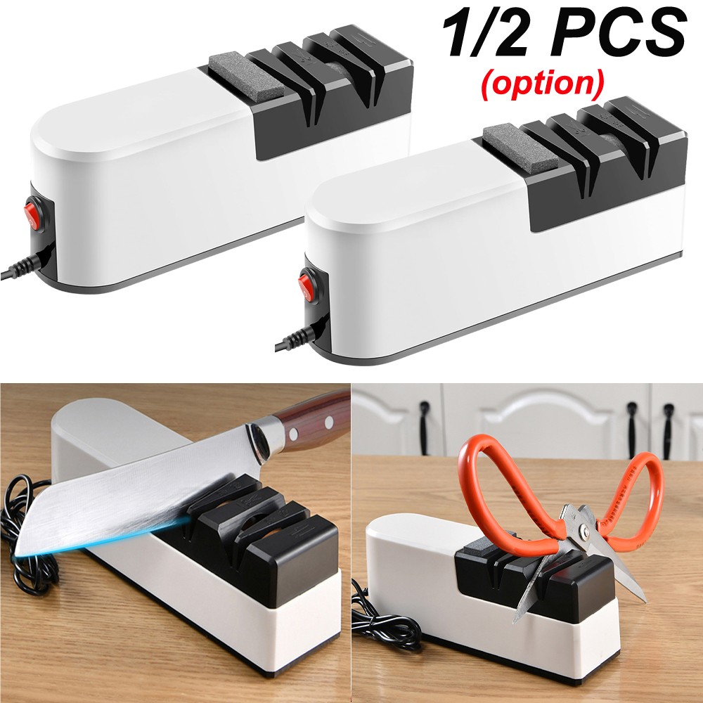 Electric Knife Sharpener Professional Kitchen Sharpening Stone Grinder knives