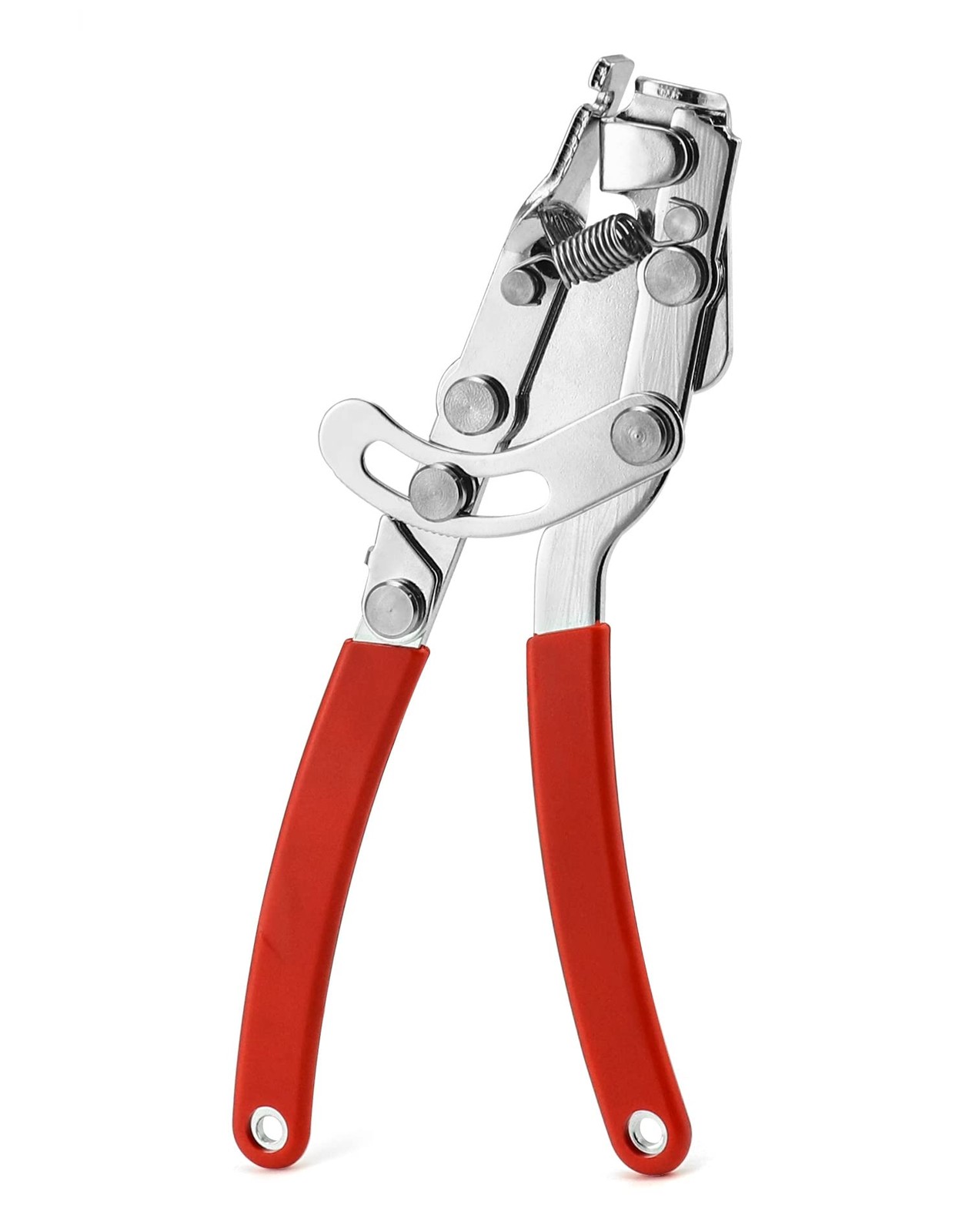 QWORK Fourth Hand Cable Puller, Professional Tension Puller Plier Tool Red