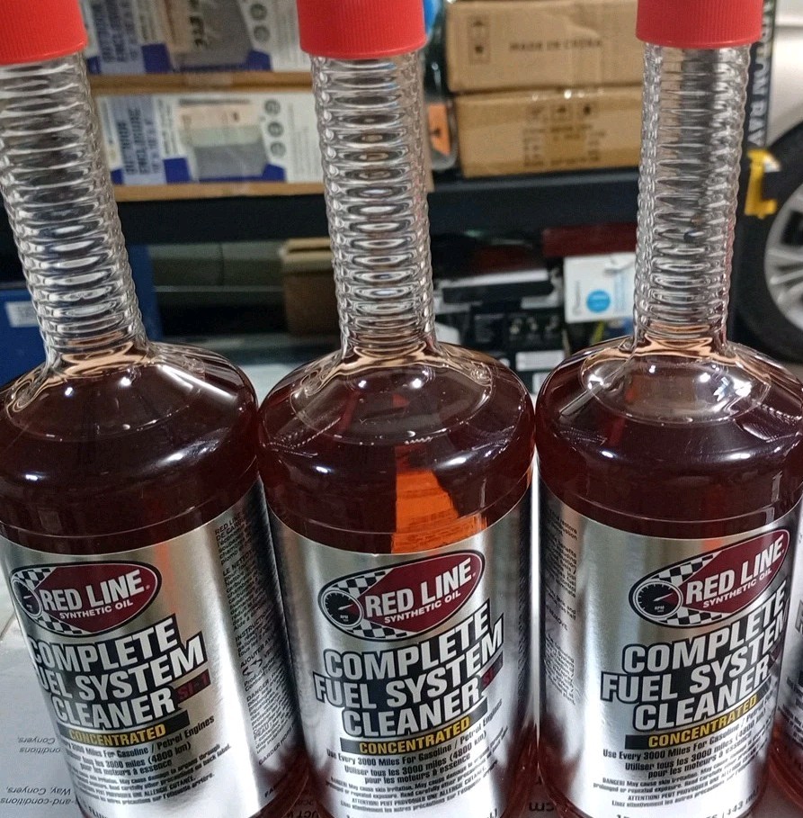 Red Line Oil 60103 Set of 3 SI-1 Complete Fuel System Cleaner Oil Bottles, 15oz