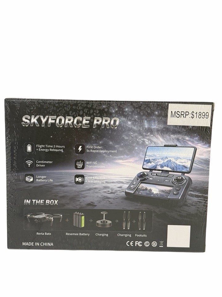 Sky Force Pro Combo 8K Camera Drone with Smart Controller