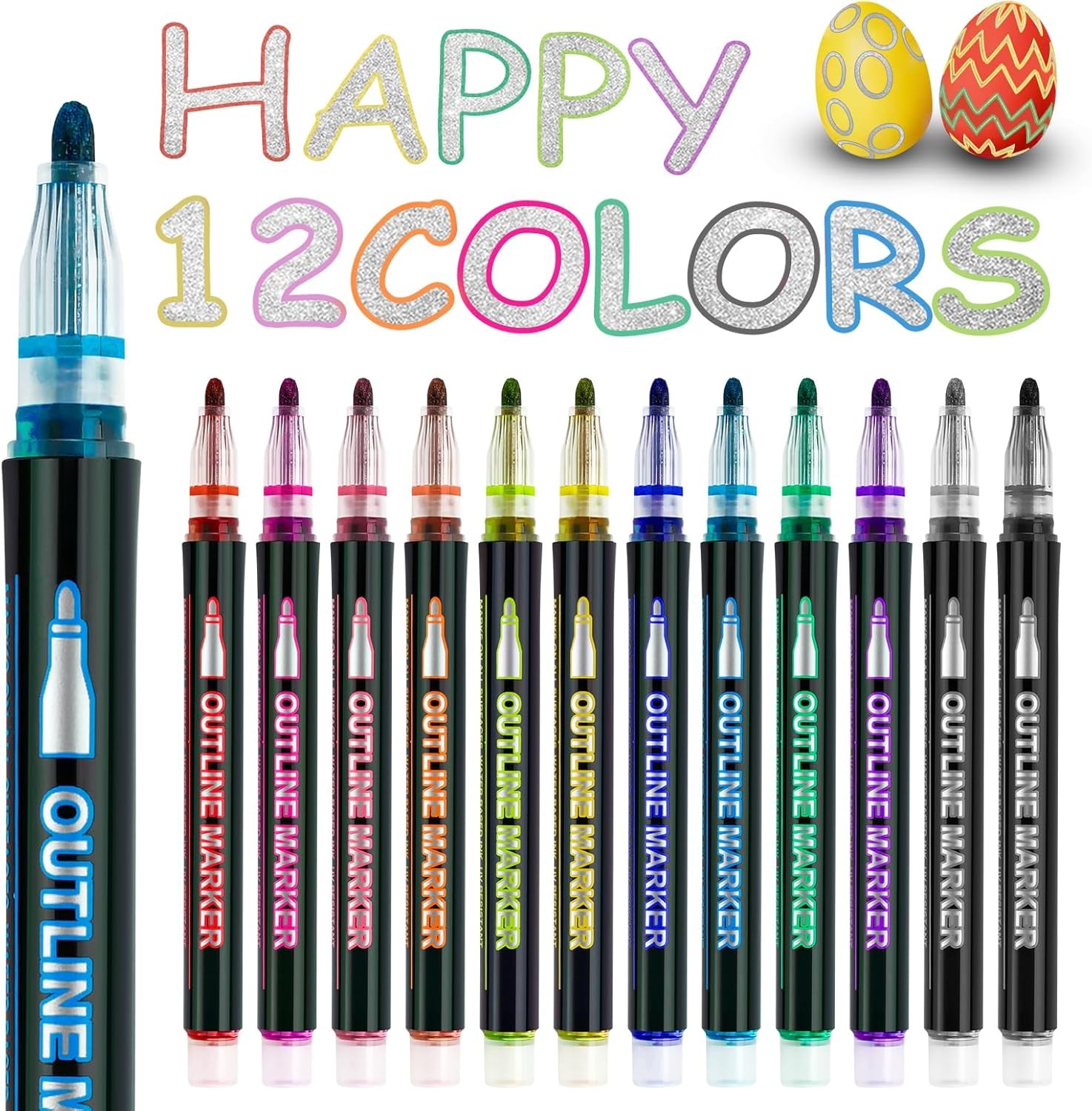 Stocking Stuffers for Teen Girls Boys: Shimmer 1 Count (Pack of 12), 12Colors
