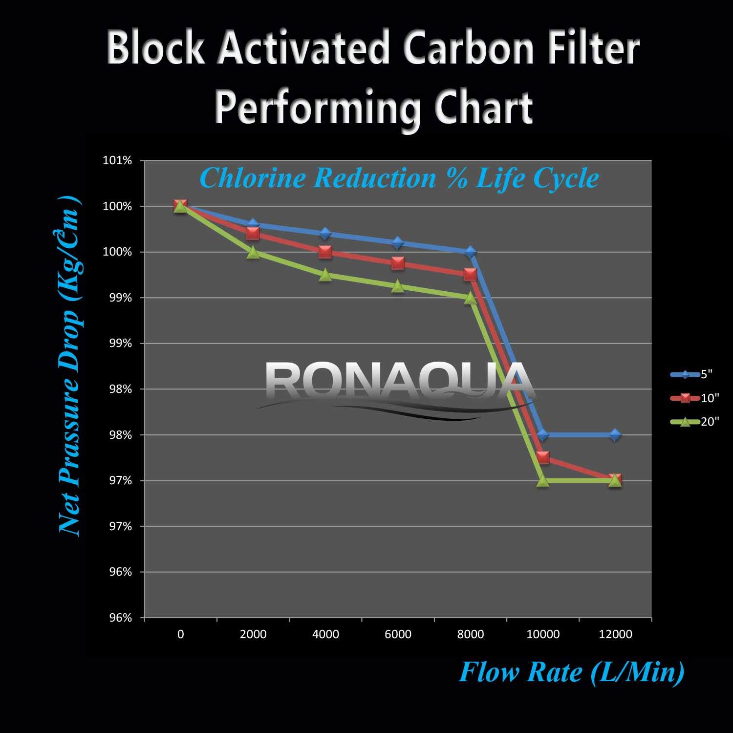 2 Coconut Shell Block Carbon & 2 Polypropylene Sediment 5 Mic 2.5"x 10"