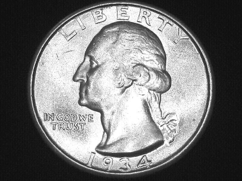 1934-D Washington Quarter --- Choice Uncirculated