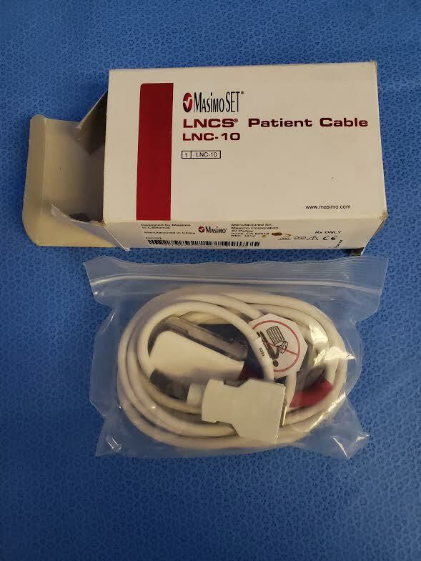 MASIMO LNCS 10ft Surgical Extension Patient Cable LNC-10