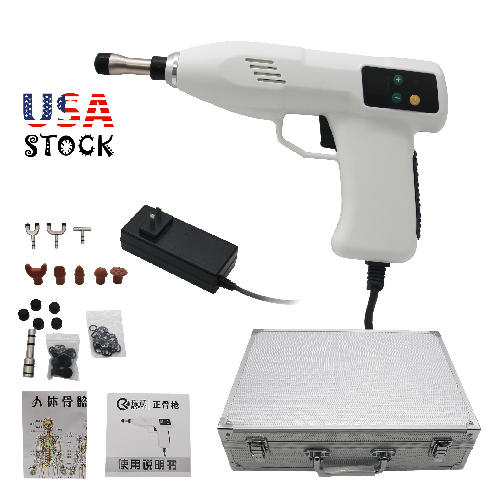 Spine Correction Massager Gun Therapy  Activator Chiropractic Adjusting Tool USA
