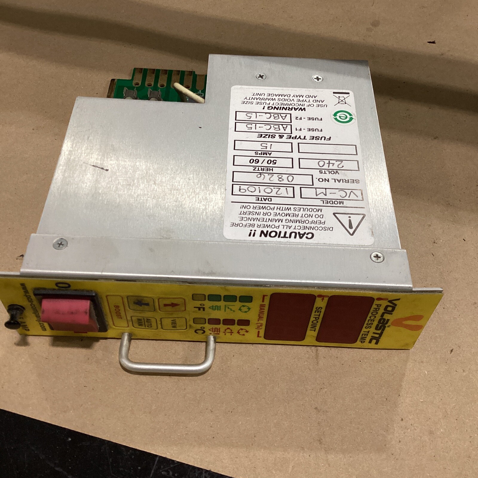 Volastic Process Temp model VC-M 15amp #628M11