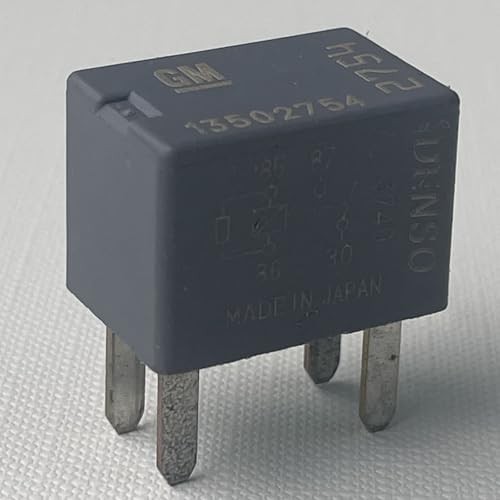 Genuine OEM 12V 13502754 4-Pin Micro Relay, SPST - Compatible with GM '2754'