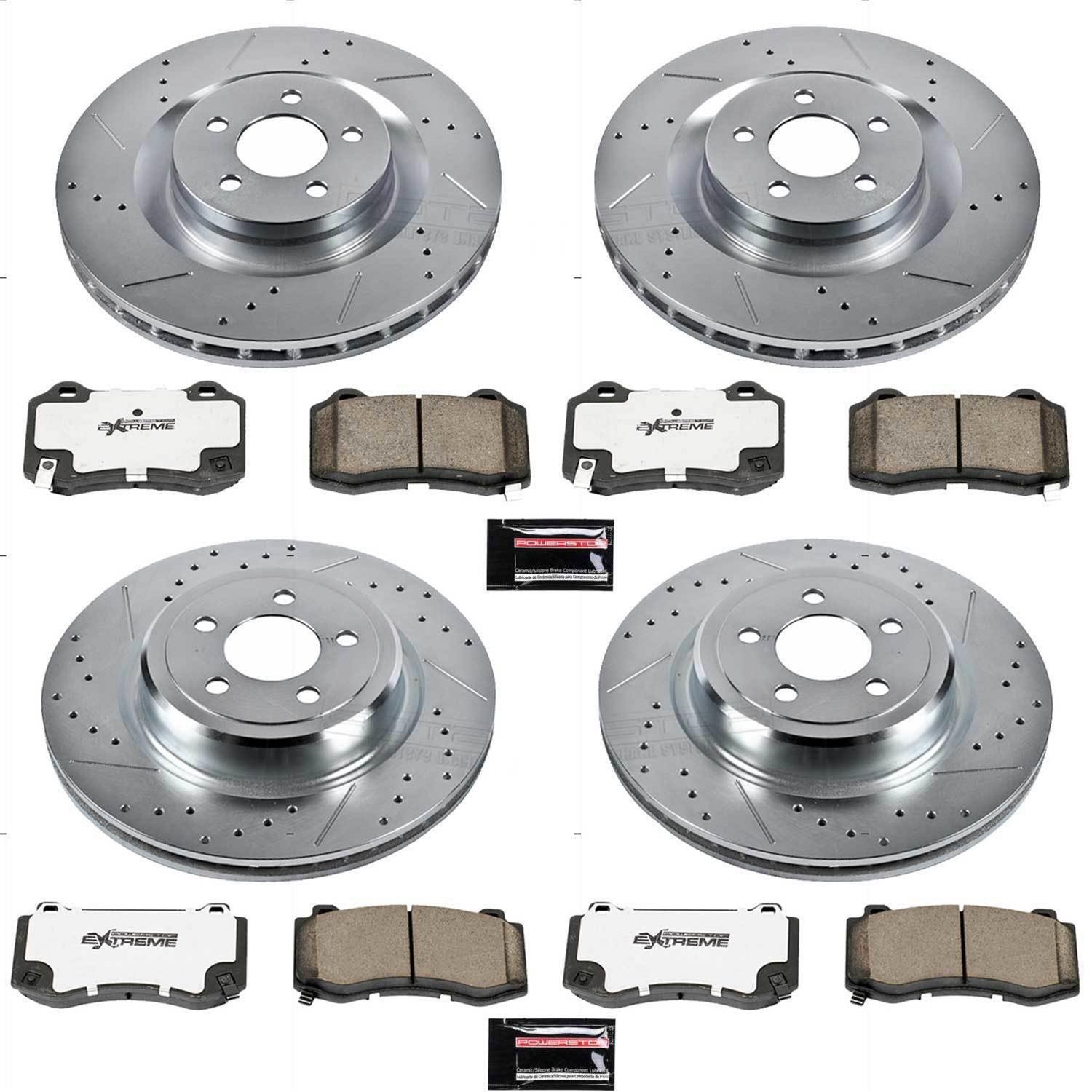 Power Stop 1-Click Street Warrior Z26 Brake Kit K4023-26
