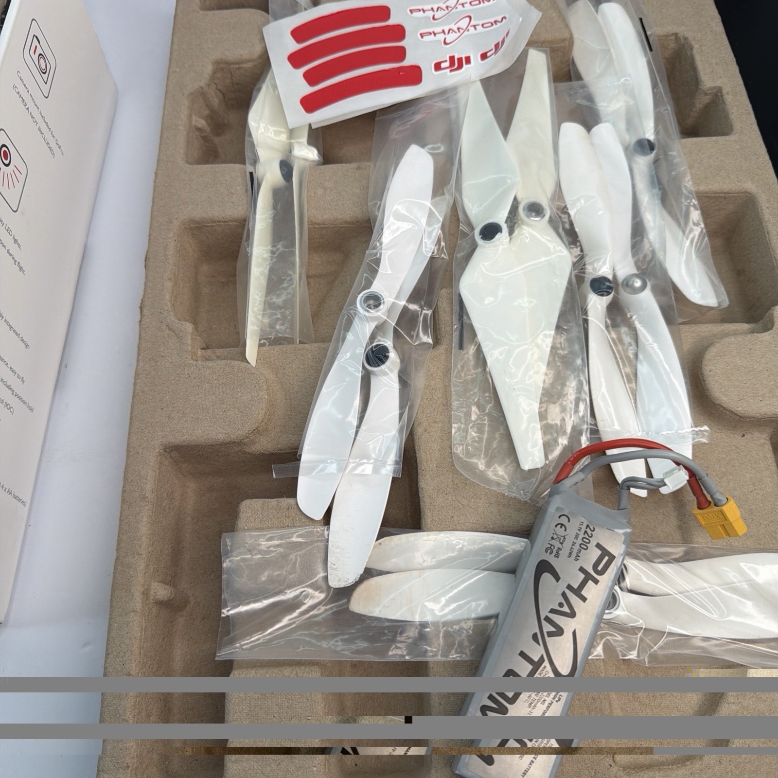 Dji Phantom 1 drone p330d with remote In Box As Is Untested