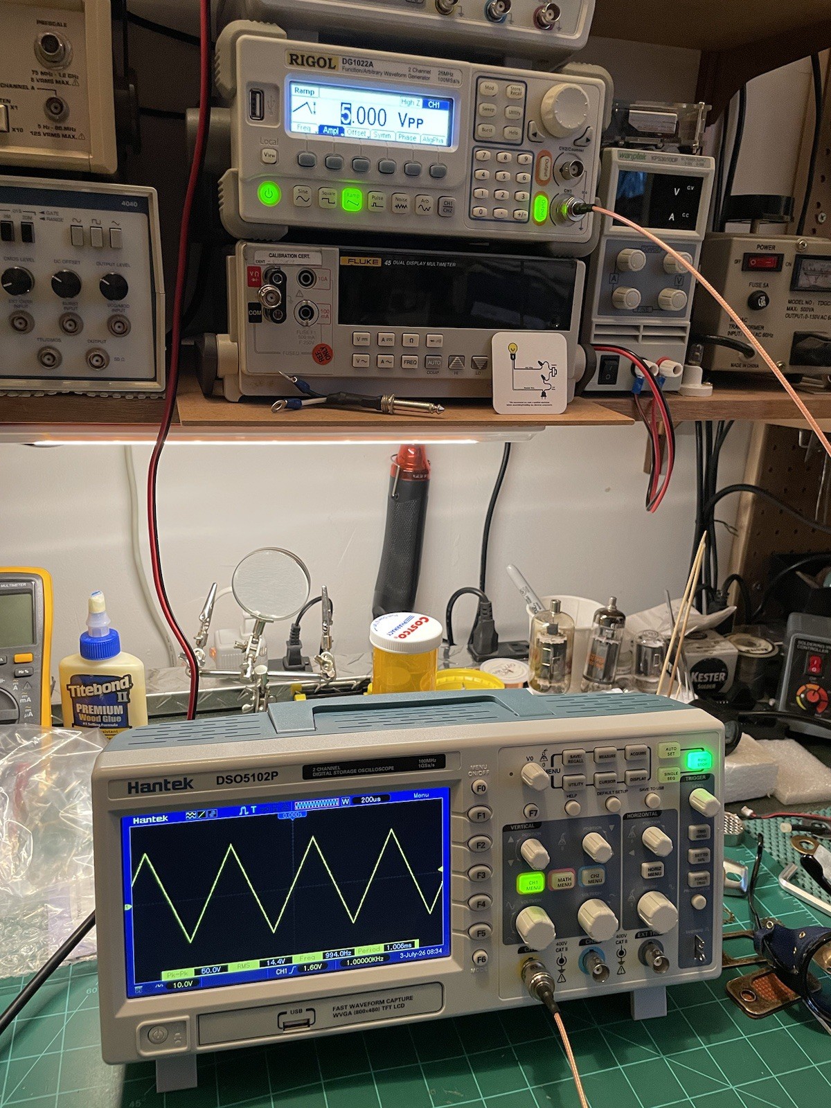 Hantek DSO5102P Digital Storage Oscilloscope