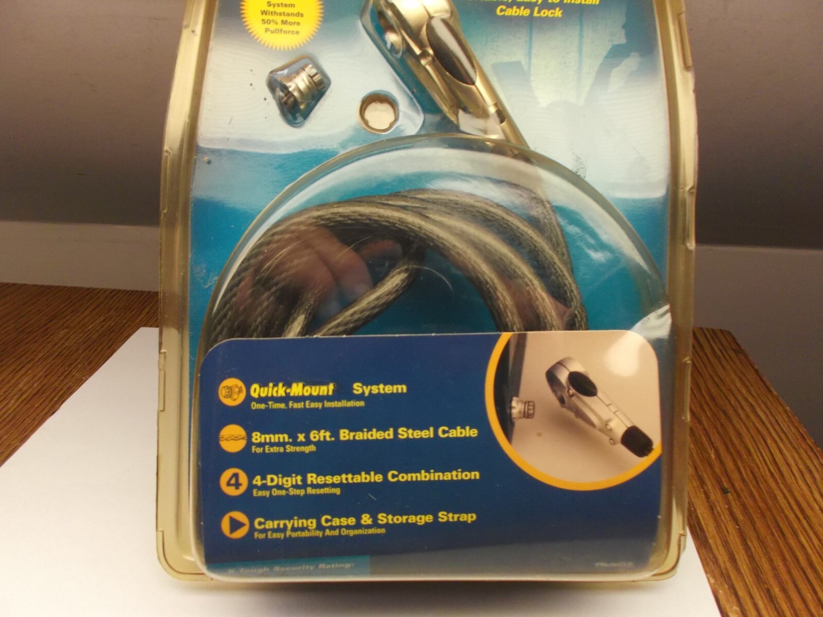 NEW SEALED APC KRYPTONITE NOTEBOOK COMPUTER COMBINATION CABLE LOCK